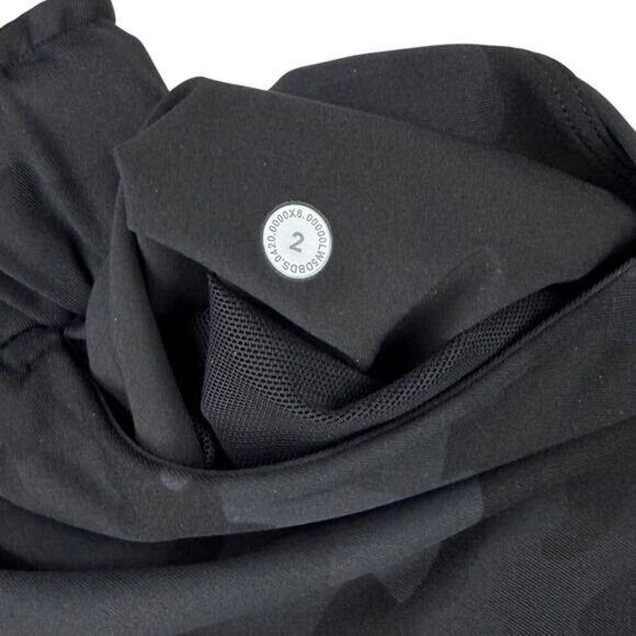 LULULEMON Keep Moving Pant 7/8 High-Rise Sz 2 Incognito Camo Multi Grey - Picture 7 of 10